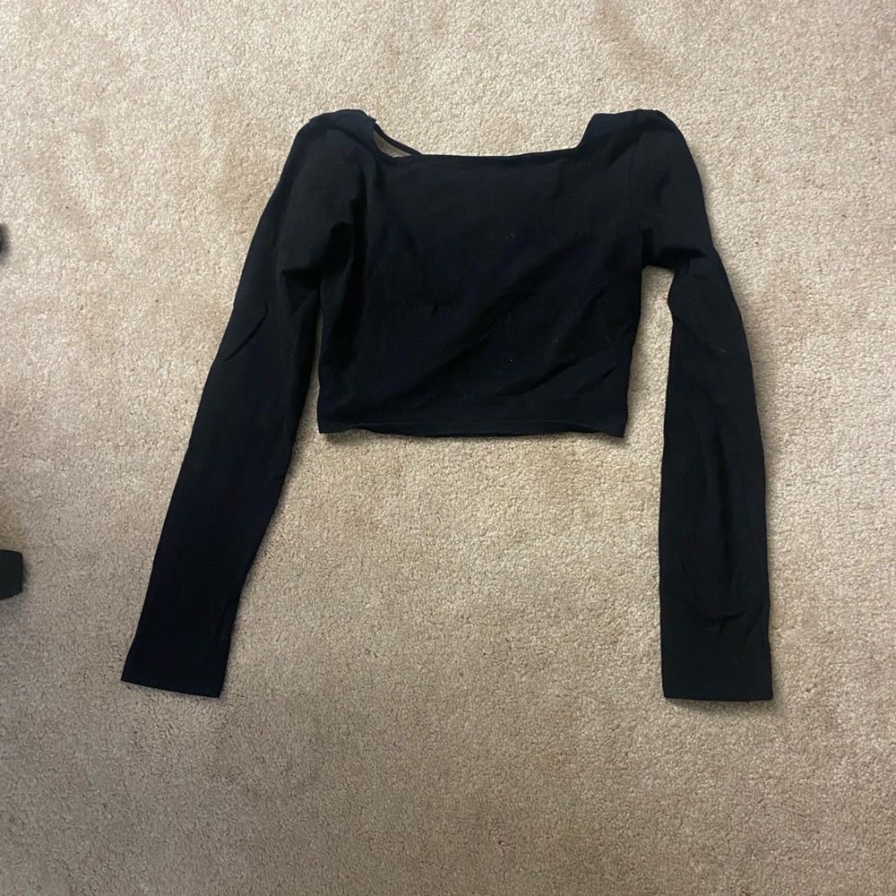 Black top with cross back